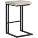 Boone 26 inch Black / Bravo Cream Counter Stool, Set Of 2